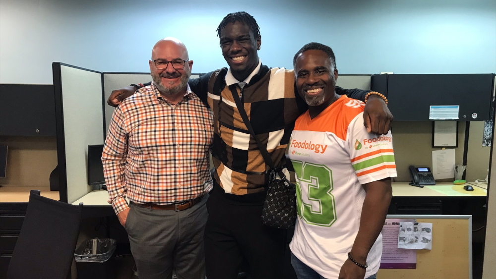 L to R: Tim Spehar, Saiyd Harvin, Darryl Barbee